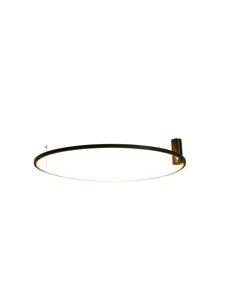 Ring ceiling lamps - YASKR Plafond Ringa L 1xLED black CL0112-L-BK Black - product kolory-swiatla.pl 6