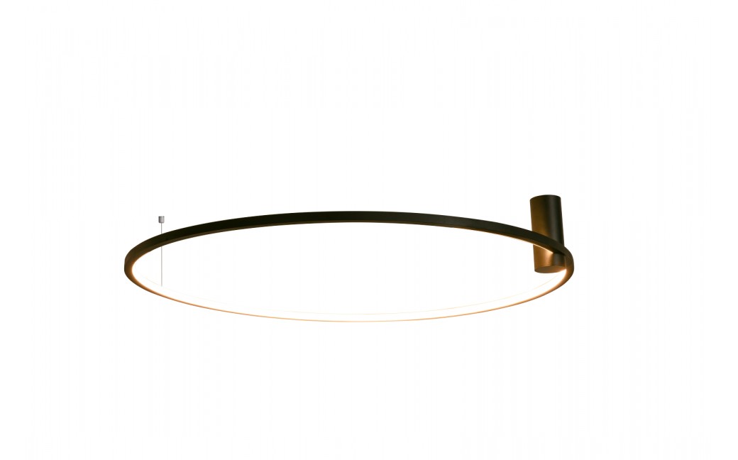YASKR Plafon Ringa L 1xLED czarny CL0112-L-BK Czarny