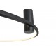 YASKR Plafon Ringa L 1xLED czarny CL0112-L-BK Czarny
