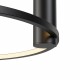 YASKR Plafon Ringa L 1xLED czarny CL0112-L-BK Czarny