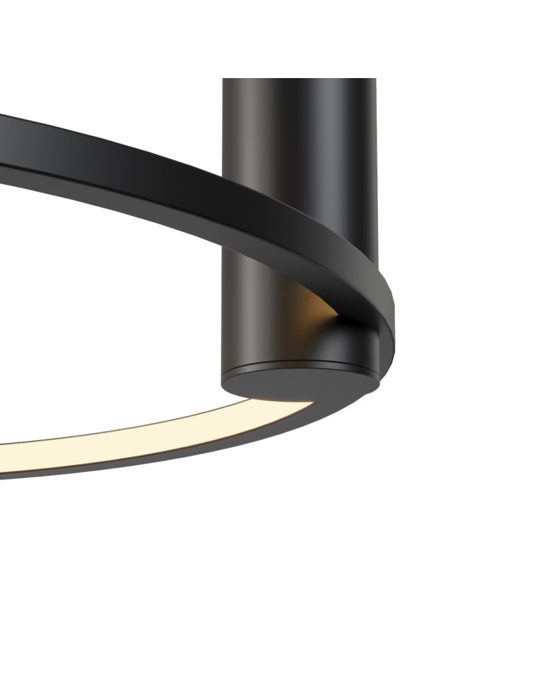 Ring ceiling lamps - YASKR Plafond Ringa L 1xLED black CL0112-L-BK Black - product kolory-swiatla.pl 8