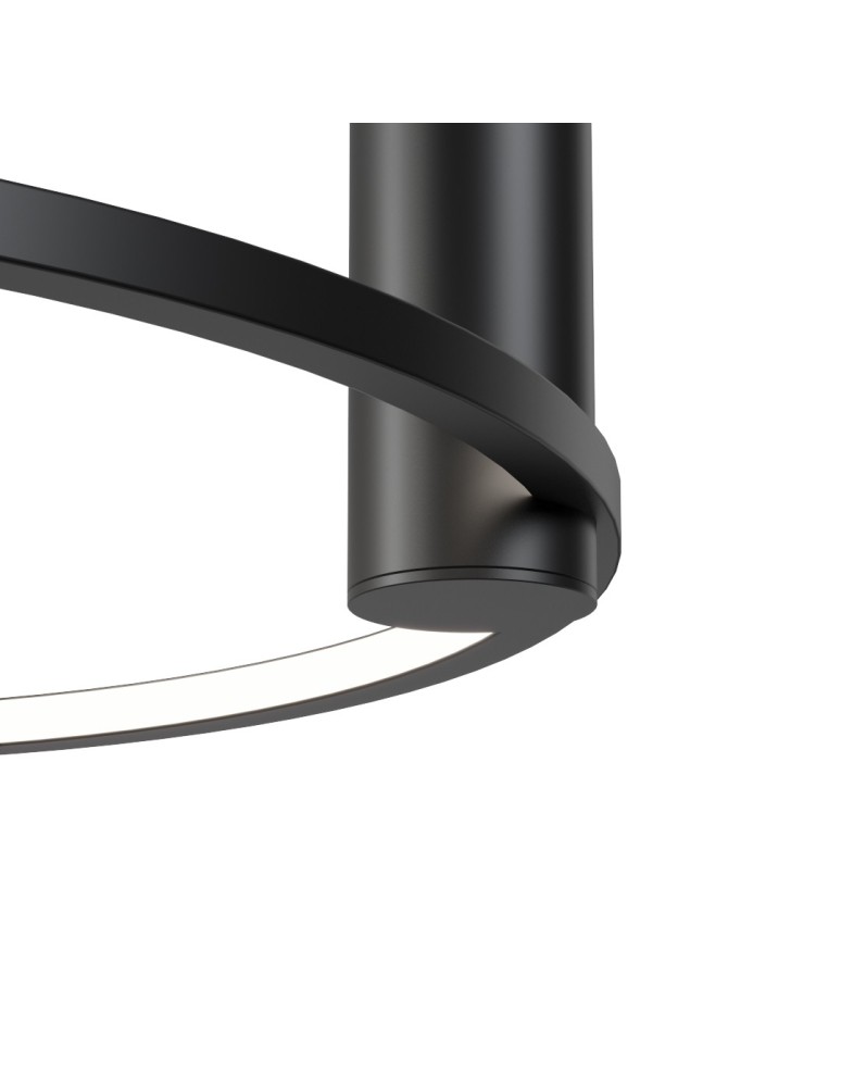 Ring ceiling lamps - YASKR Plafond Ringa L 1xLED black CL0112-L-BK Black - product kolory-swiatla.pl 9