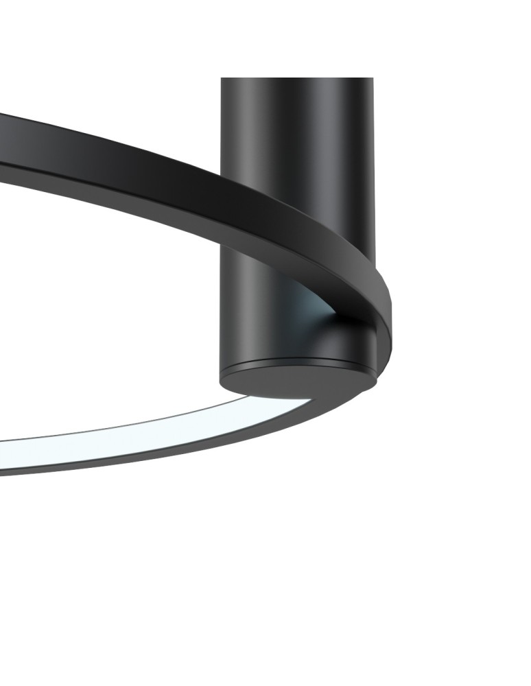 Ring ceiling lamps - YASKR Plafond Ringa L 1xLED black CL0112-L-BK Black - product kolory-swiatla.pl 10