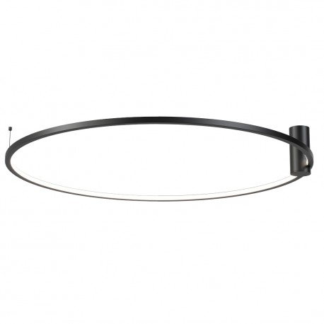 YASKR Plafon Ringa L 1xLED czarny CL0112-L-BK Czarny