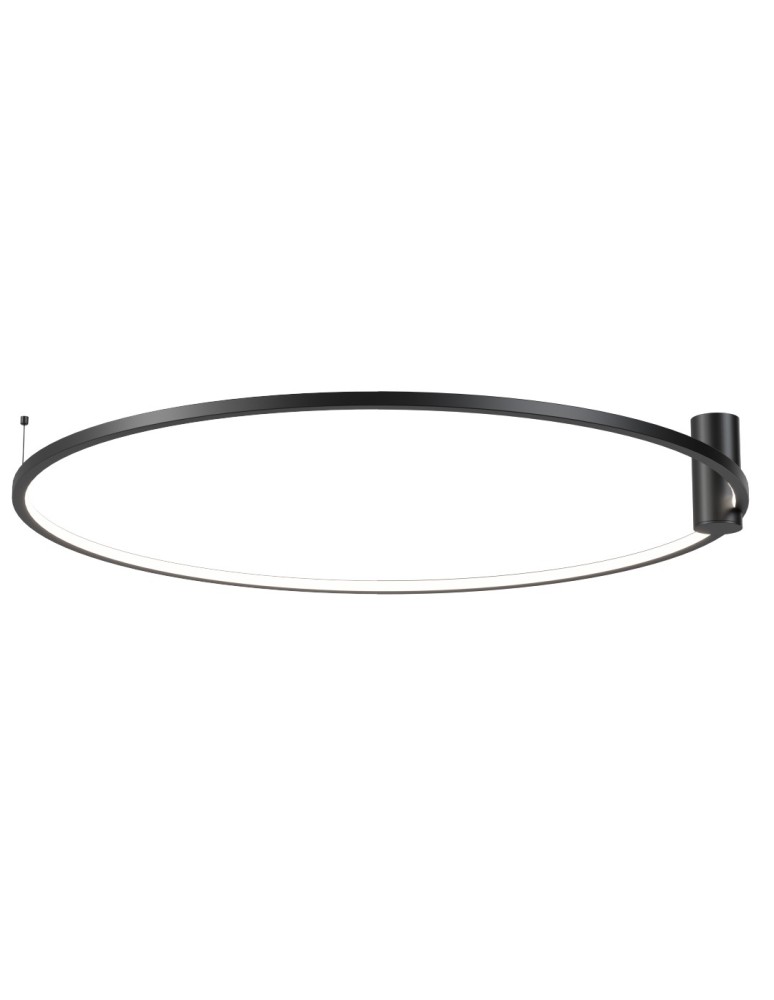 Ring ceiling lamps - YASKR Plafond Ringa L 1xLED black CL0112-L-BK Black - product kolory-swiatla.pl 11
