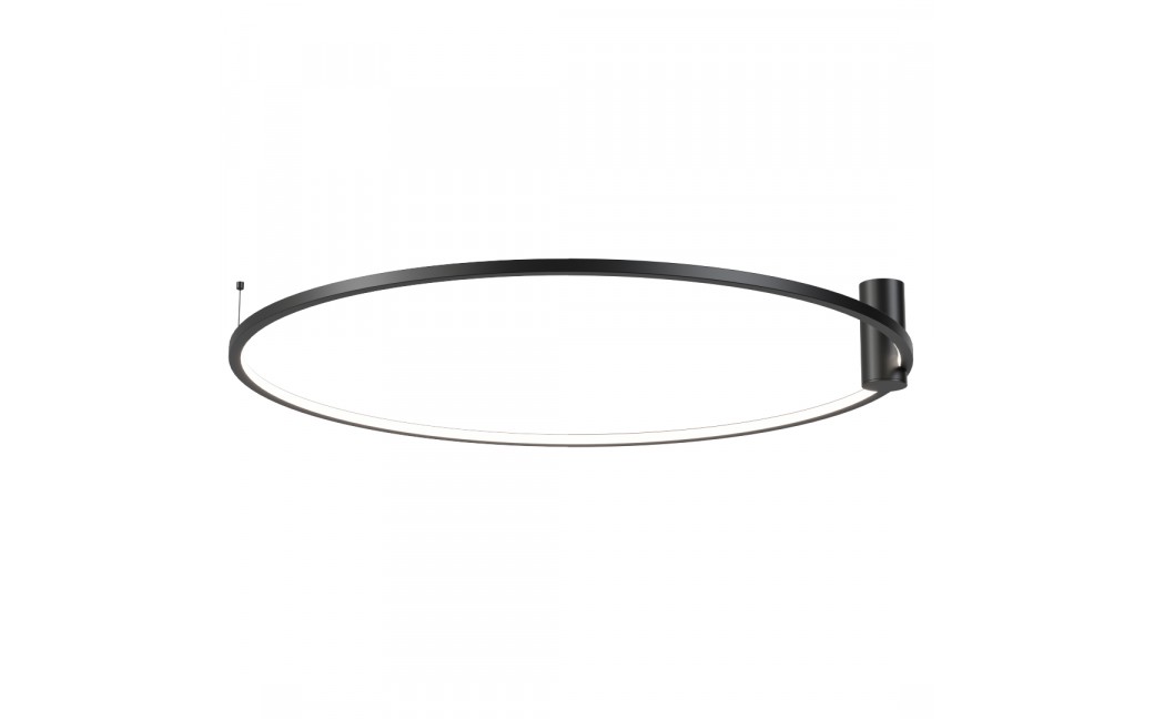 YASKR Plafon Ringa L 1xLED czarny CL0112-L-BK Czarny