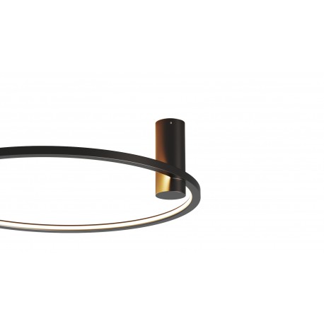 YASKR Plafon Ringa M 1xLED czarny CL0112-M-BK Czarny