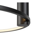 Ring ceiling lamps - YASKR Plafond Ringa M 1xLED black CL0112-M-BK Black - product 7