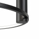 YASKR Plafon Ringa M 1xLED czarny CL0112-M-BK Czarny