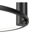 Ring ceiling lamps - YASKR Plafond Ringa M 1xLED black CL0112-M-BK Black - product 8