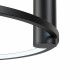 YASKR Plafon Ringa M 1xLED czarny CL0112-M-BK Czarny