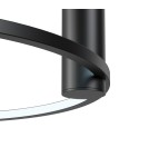 Ring ceiling lamps - YASKR Plafond Ringa M 1xLED black CL0112-M-BK Black - product 9