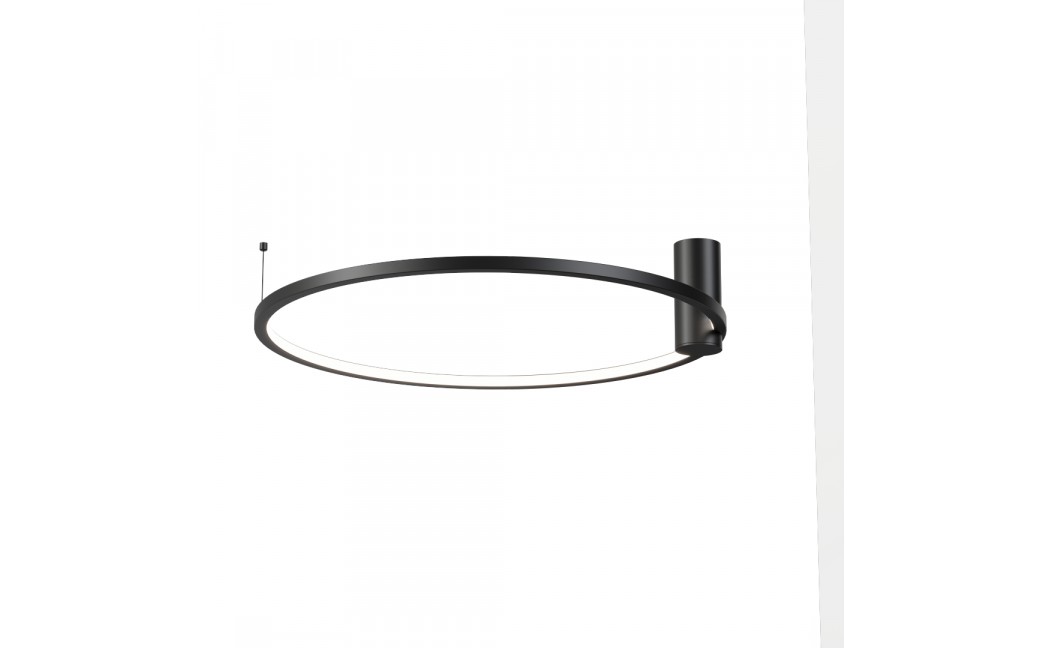 YASKR Plafon Ringa M 1xLED czarny CL0112-M-BK Czarny