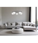 LED pendant lamps - Luces Exclusivas UBEDA Pendant LED 40W 2580lm 3200K black/white LE41805 - product 3