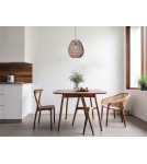 Boho pendant lamps - Luces Exclusivas PARANA Pendant 1xE27 LED mocha LE42140 - product 2