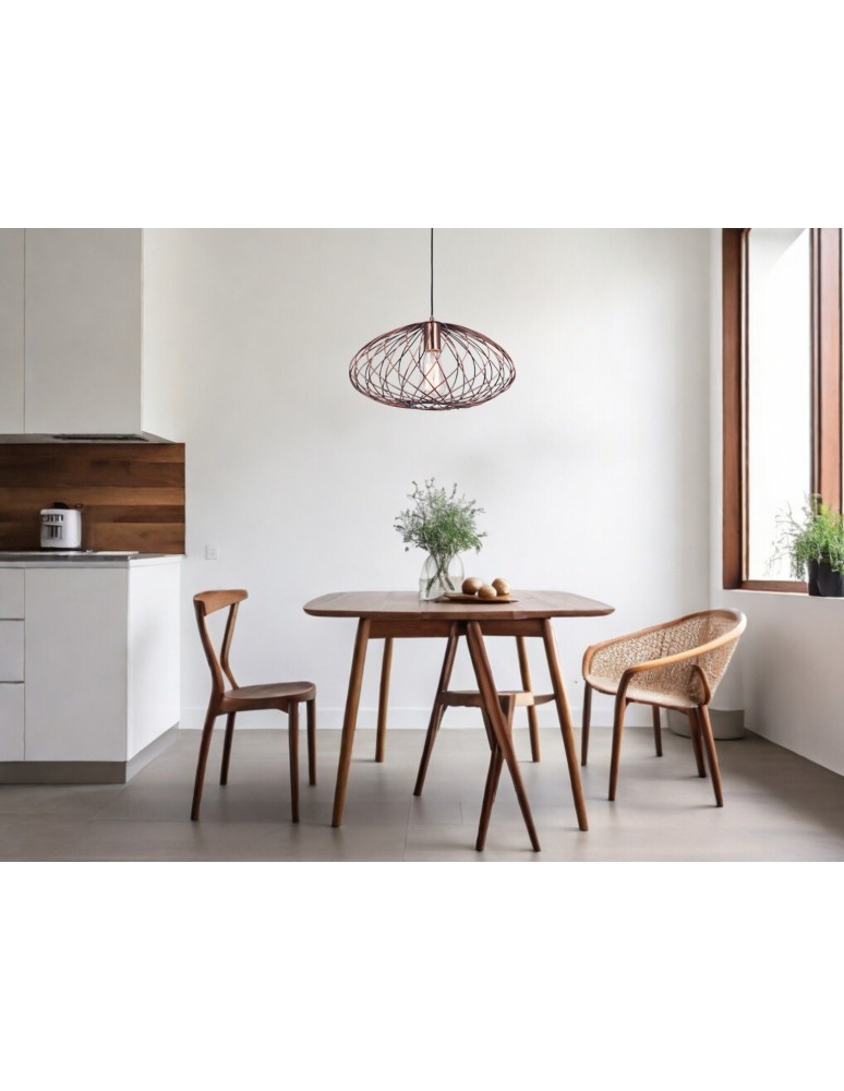 Lampy wiszące - Luces Exclusivas TARAZA Wisząca 1xE27 LED miedziany LE42180 - produkt kolory-swiatla.pl 3