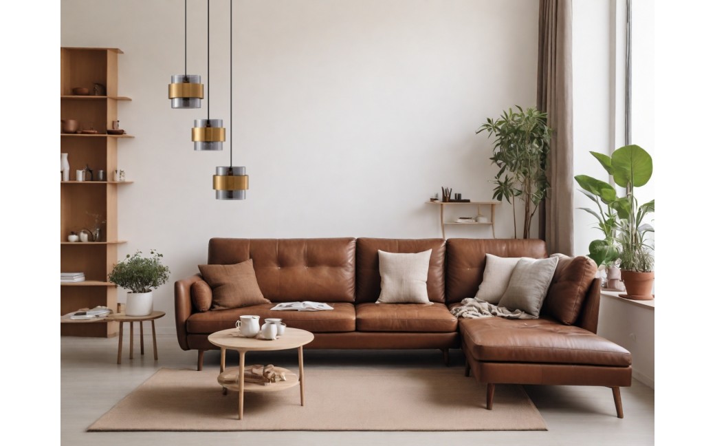 Luces Exclusivas VIEJA Wisząca Nowoczesna złoty i odcienie złota 3xΕ27 max 12W LE42624