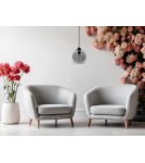 Pendant lamps - Luces Exclusivas REPOS Pendant Modern Black 1xΕ27 max 12W LE42649 - product 5