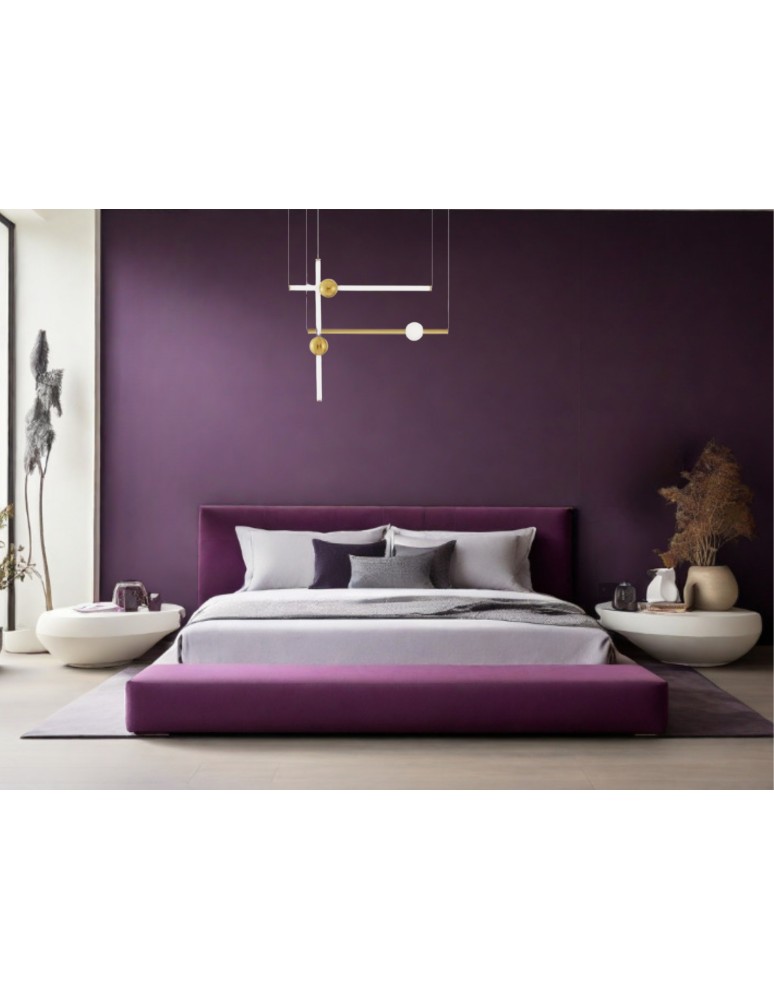 Pendant lamps - Luces Exclusivas IGUALA Pendant Modern Gold and shades of gold 1xLED max 10W 3000K LE42764 - product kolory-swiatla.pl 4