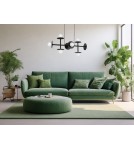 Lampy wiszące - Luces Exclusivas URUAPAN Wisząca Nowoczesna czarny 8xG9 max 40W LE42885 - produkt 4