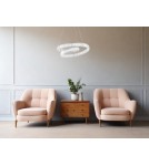 Lampy wiszące - Luces Exclusivas SINALOA Wisząca Nowoczesna srebrny i odcienie srebra 1xLED max 50W 3500K LE42924 - produkt 3