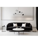 Lampy wiszące - Luces Exclusivas ABOT Wisząca Nowoczesna czarny 6xLED max 49W 3000K LE43208 - produkt 5