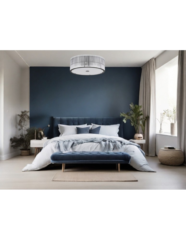 Lampy sufitowe - Luces Exclusivas ACTUN Sufitowa Nowoczesna czarny 6xG9 max 5W LE43342 - produkt kolory-swiatla.pl 4