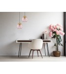 Single pendant lamps - Luces Exclusivas BALMI Pendant Modern gold and gold shades 1xE27 max 12W LE43410 - product 5