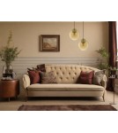 Single pendant lamps - Luces Exclusivas BALMI Pendant Modern gold and gold shades 1xE27 max 12W LE43412 - product 4