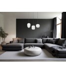 Lampy wiszące - Luces Exclusivas PILAR Wisząca Nowoczesna czarny 3xE14 max 5W LE43657 - produkt 3