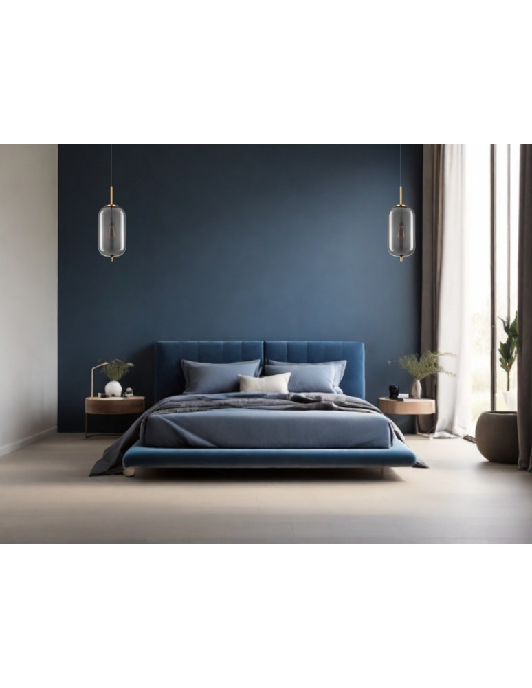 Single pendant lamps - Luces Exclusivas PILAR Pendant Modern gold and gold shades 1xE27 max 12W LE43662 - product kolory-swiatla.pl 3