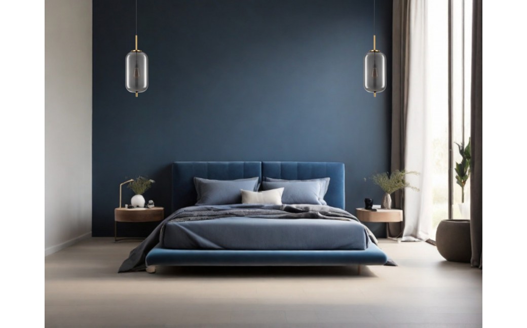 Luces Exclusivas PILAR Wisząca Nowoczesna złoty i odcienie złota 1xE27 max 12W LE43662
