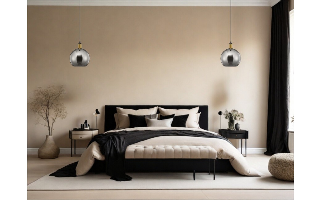 Luces Exclusivas BALCHE Wisząca Nowoczesna złoty i odcienie złota 1xE27 max 12W LE43694