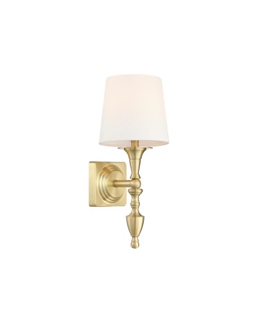 CosmoLight Wall lamp AUSTIN W01132BR-WH Brass