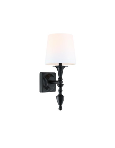 CosmoLight Wall lamp AUSTIN W01149BK-WH Black.