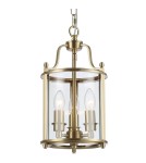 Hampton style pendant lamps - CosmoLight NEW YORK pendant lamp P03200BR Brass - product 1