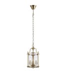 Hampton style pendant lamps - CosmoLight NEW YORK pendant lamp P03200BR Brass - product 2