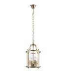Hampton style pendant lamps - CosmoLight NEW YORK pendant lamp P04217BR Brass - product 2