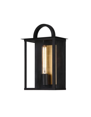 CosmoLight Wall lamp MALIBU W01326BK Brass, Black
