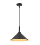 Loft pendant lamps - CosmoLight ASHFORD P01517BK Pendant Lamp Black - product 1