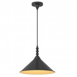 CosmoLight Lampa wisząca ASHFORD P01517BK Czarny
