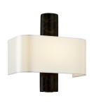Wall lamps with lampshade - CosmoLight Wall lamp HADLEY W02586AU-WH Black. - product 1