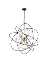 CosmoLight ROXBURY pendant lamp P08593AU Gold, Black