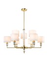 CosmoLight SUTTON pendant lamp P09685BR-WH Brass