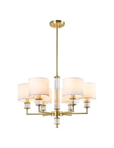 CosmoLight SUTTON pendant lamp P06692BR-WH Brass