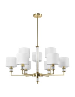 CosmoLight SUTTON pendant lamp P06692BR-WH Brass - product 2