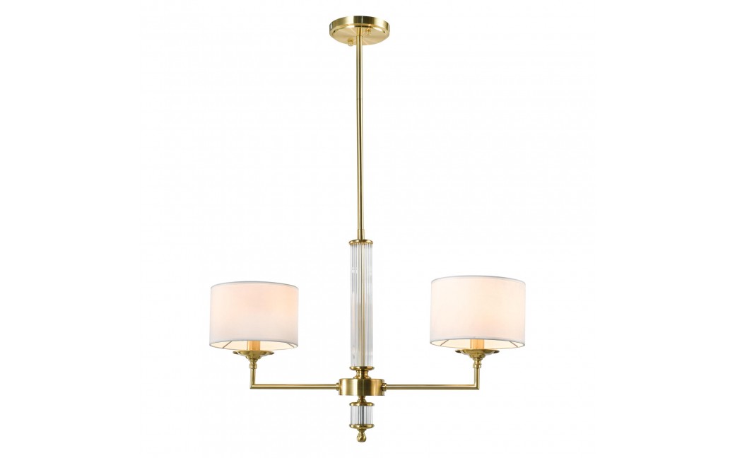 CosmoLight Lampa wisząca SUTTON P02838BR-WH Mosiądz