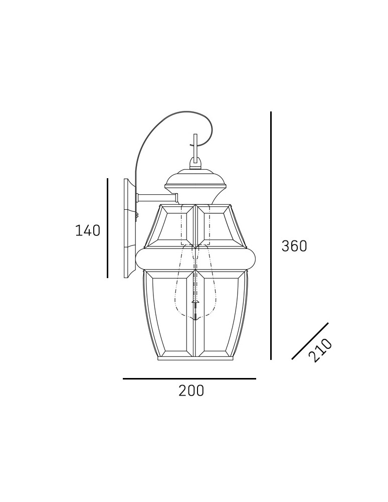 Outdoor wall lamps - CosmoLight WHITLEY Wall lamp W01057AU Gold. - product kolory-swiatla.pl 2