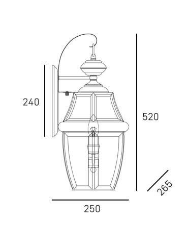 CosmoLight Kinkiet WHITLEY W02071AU Złoty - produkt 2