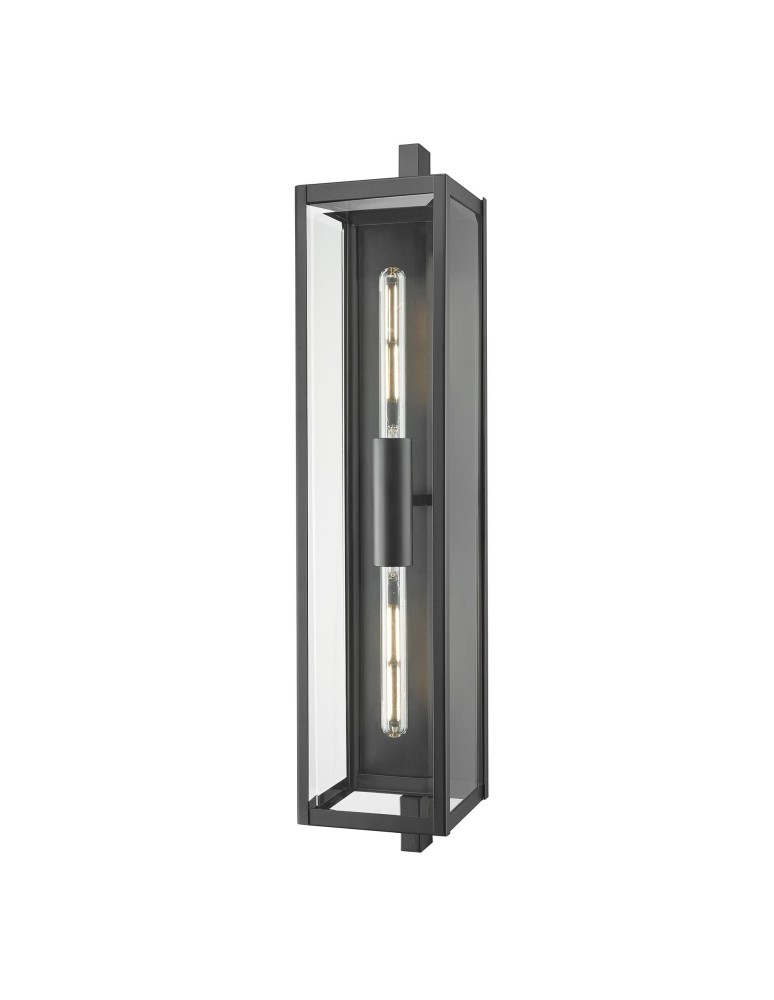 Outdoor wall lamps - CosmoLight DOVER wall lamp W02095BK Black. - product kolory-swiatla.pl 1
